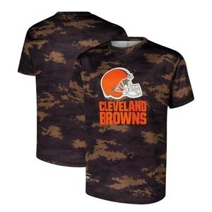 New NFL Youth Outerstuff Brown Cleveland Browns Scrimmage T-Shirt Size XL 18/20